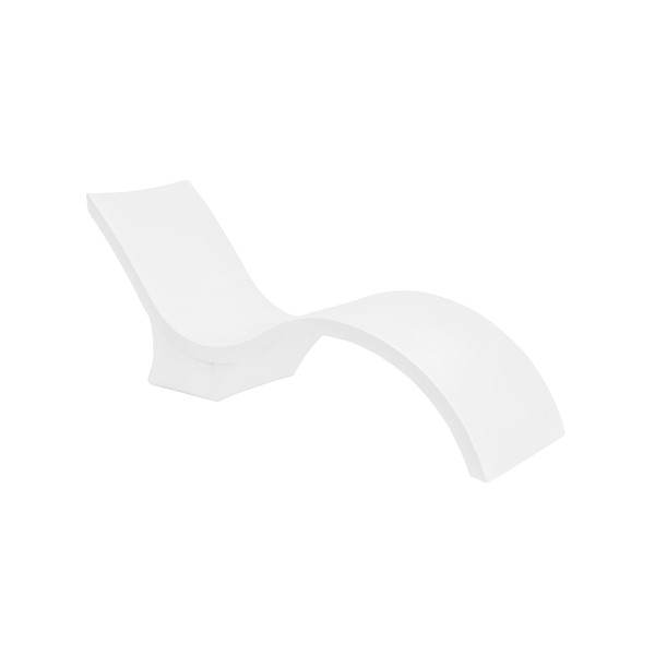 Ledge Lounger Chaise Deep White - LINERS